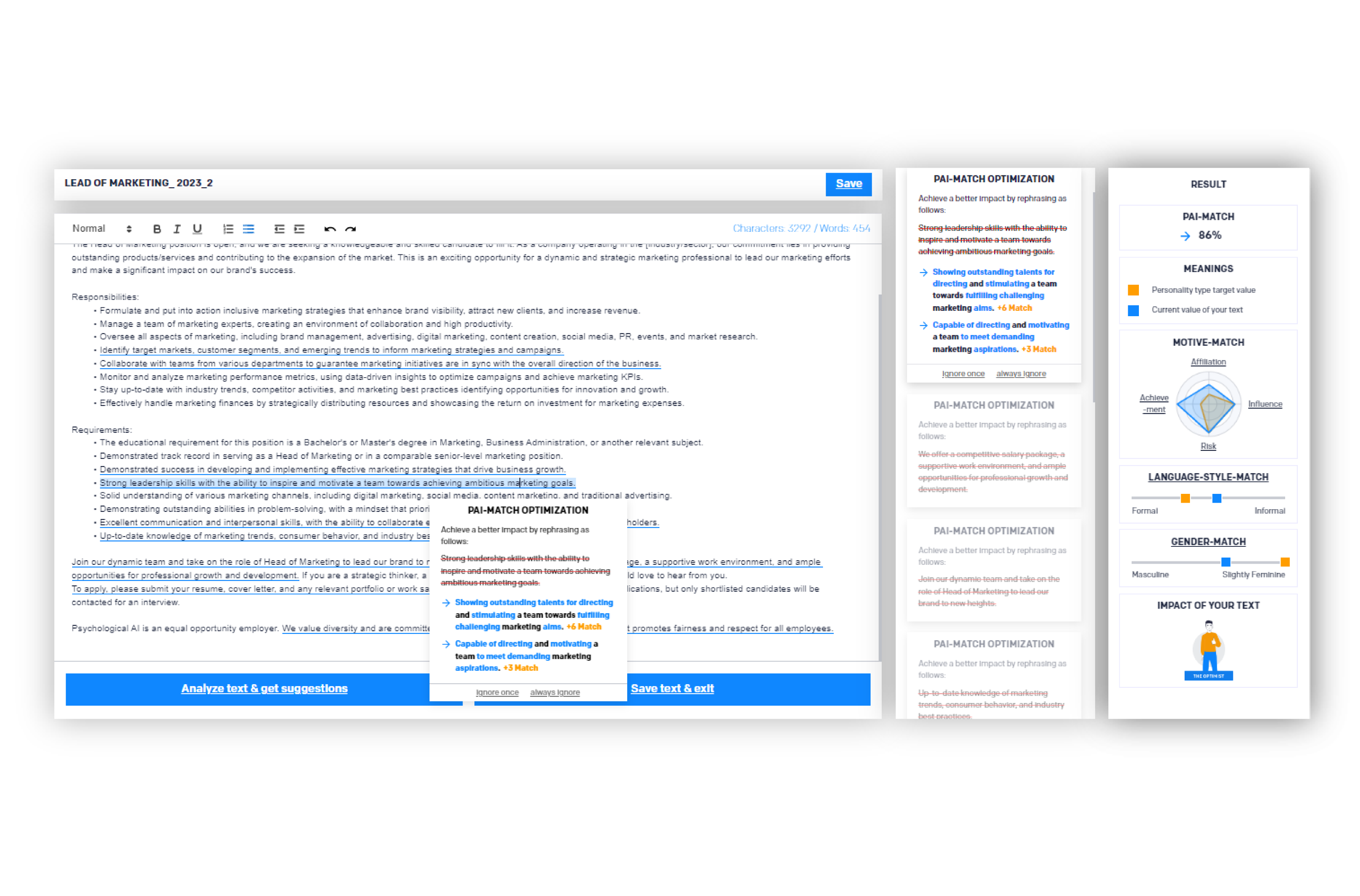 4.3. Optimize Text