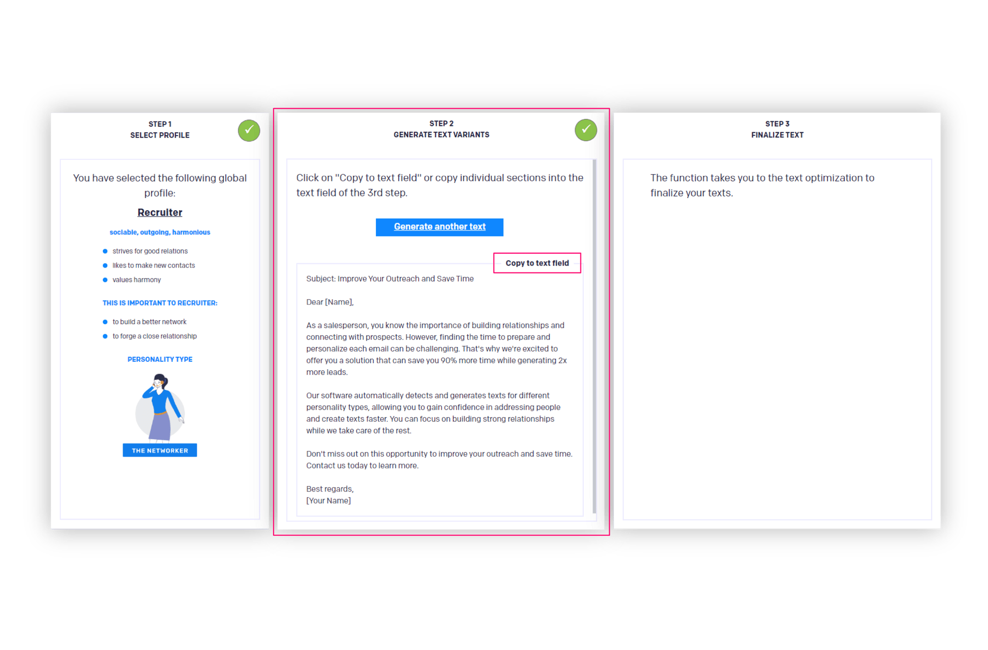 2.2. Generate Text Variants