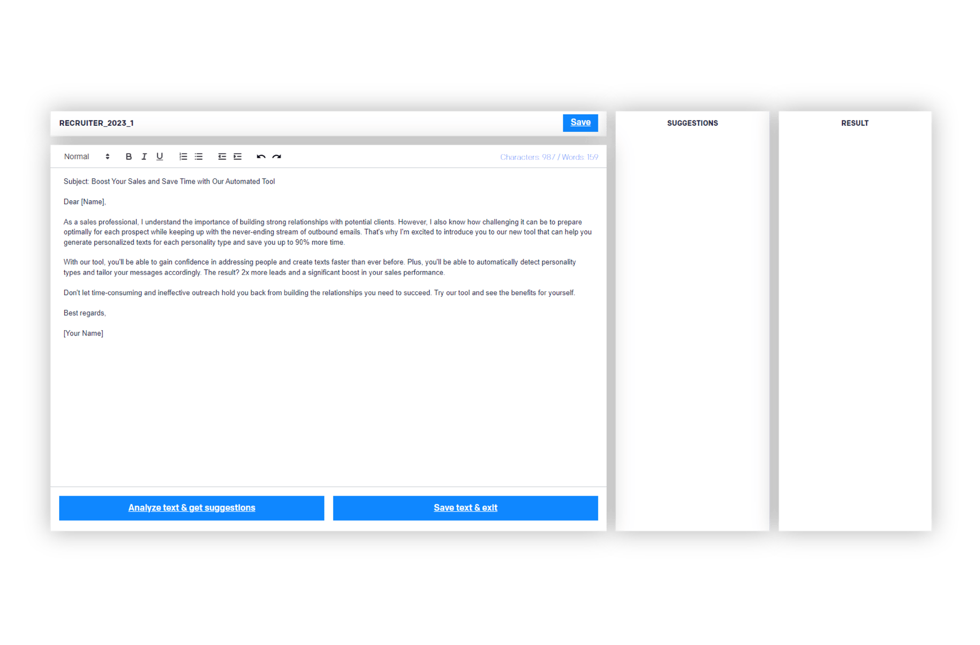 4.1. Optimize Text