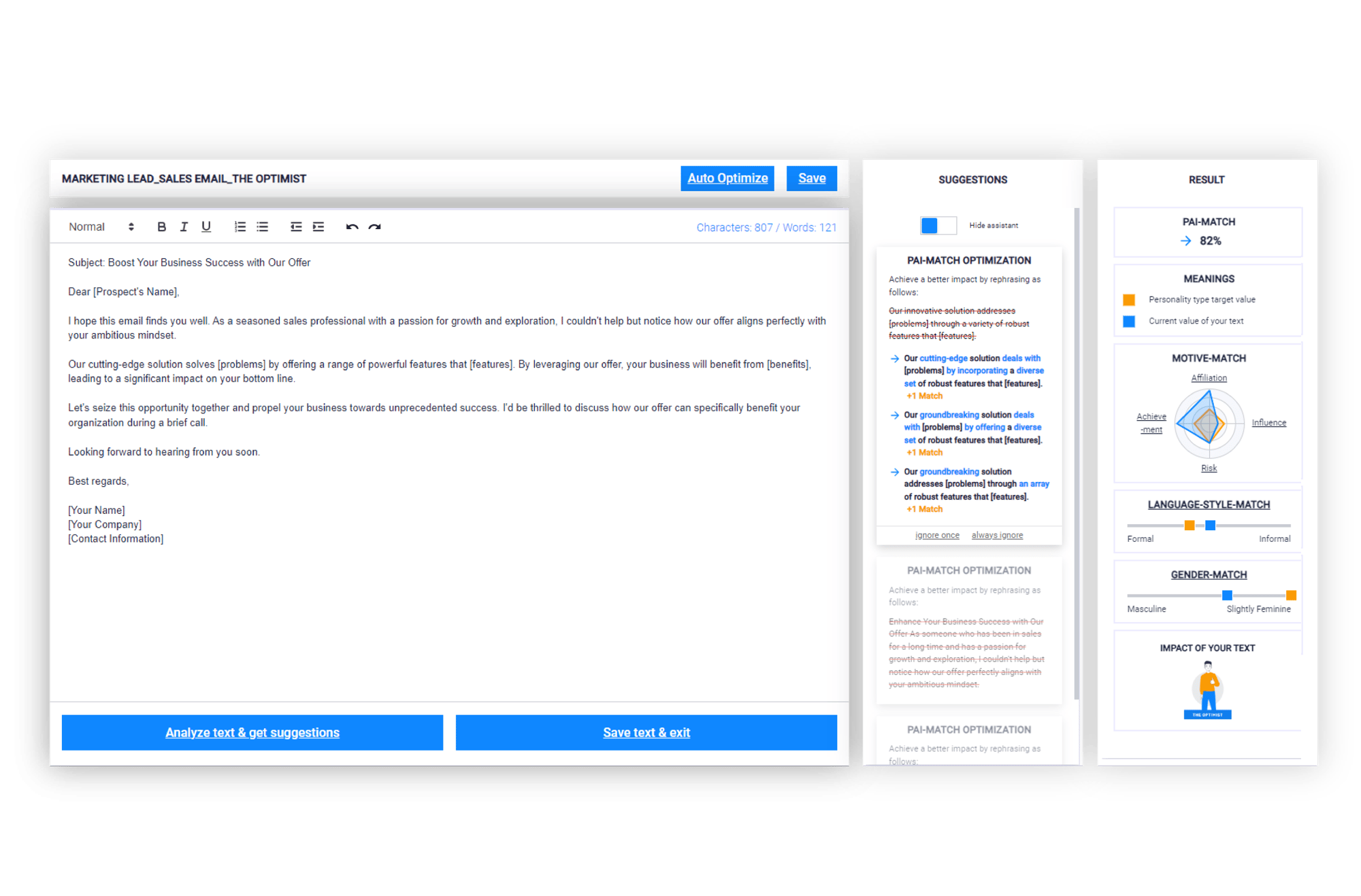 3.3. Optimize Text
